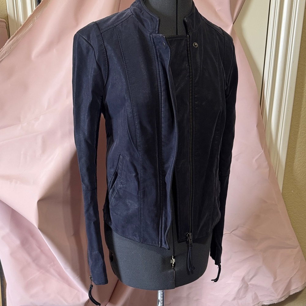 Free People Dark Blue Jacket RN 66170